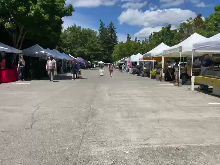 Vendor tents