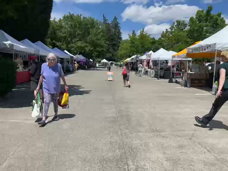 Browsing the stalls